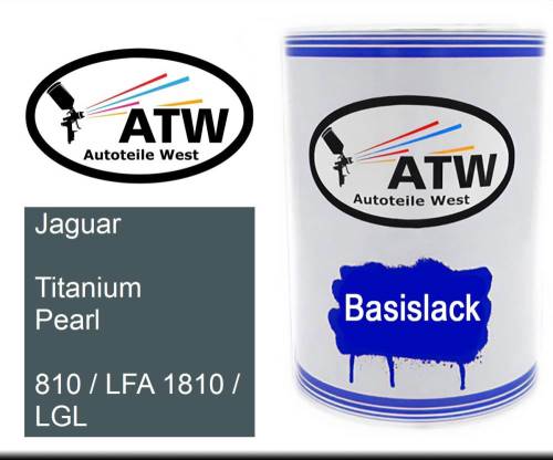 Jaguar, Titanium Pearl, 810 / LFA 1810 / LGL: 500ml Lackdose, von ATW Autoteile West.